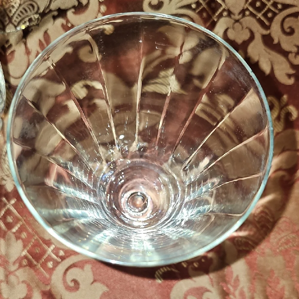 Fostoria Glass Crystal Footed Ice Tea Tumblers, Set of 5 - Picture 10 of 11